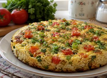Жарю рис на сковородке и добавляю яйцо со сметаной: простая вкуснятина на ужин — и мяса не надо